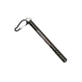 Gogogmee Tragbares Angelthermometer mit Bleistiftspitze Wasserdichtes Fischwerkzeug Genaues Celsius Fahrenheit Messgerät mit Metallschutzgehäuse für Teich Aquarium und Flussangeln Schwarz