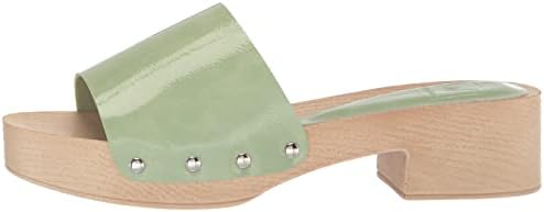 Dirty Laundry by Chinese Laundry Women's HEIDII Cloudy Patent Slide Sandal, Olive, 11 | Image 7