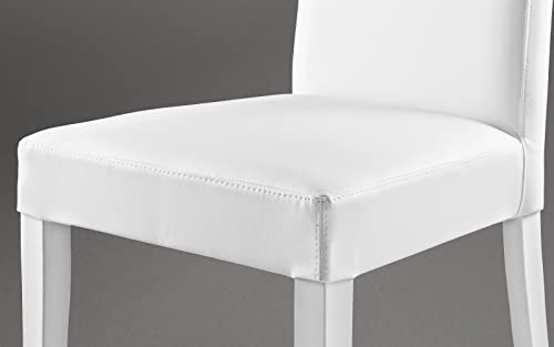 SISA srl, Set di 4 Sedie Sala da Pranzo Imbottite