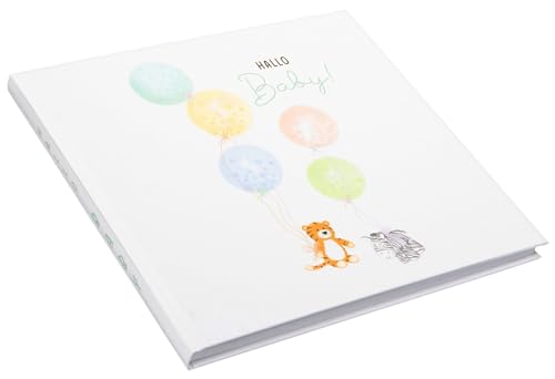 Album souvenir pour bébé avec couverture gaufrée dorée 50 499