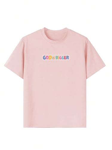 Girls Letter Print Floral Graphic Short Sleeve T Shirts Kids Cute Summer Wear2