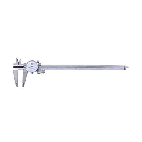 Chicago Brand 50006 12-Inch Premium Dial Caliper with Inside, Outside, Step and Depth Measurement