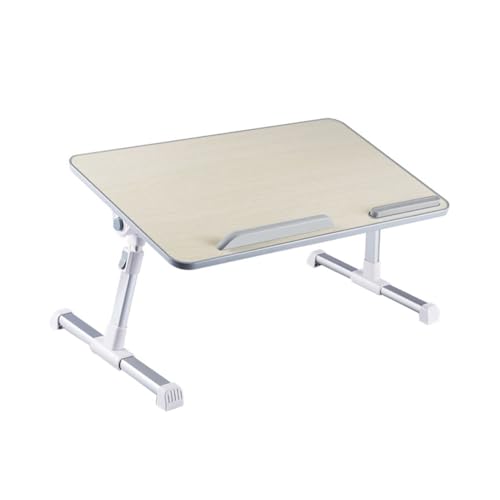 Table ordinateur pliable réglable compacte bureau bois