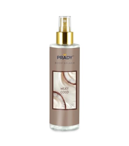 Prady – Body Splash Milky Coco Femme – 250 ml – Fragancia corporal tropical & fresca con notas de coco cremoso