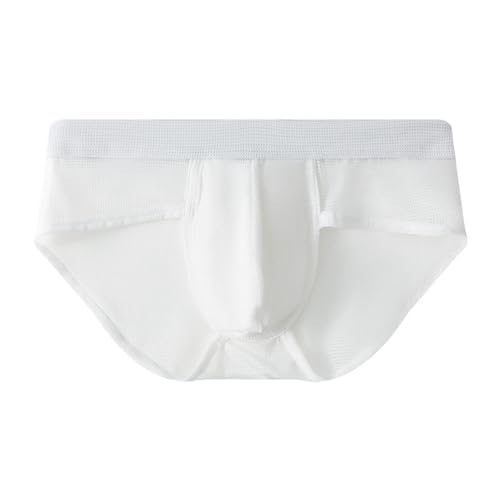 Men's Cotton Low Rise Comfortable Breathable Stretch Soft Open Fly Underwear Underpants