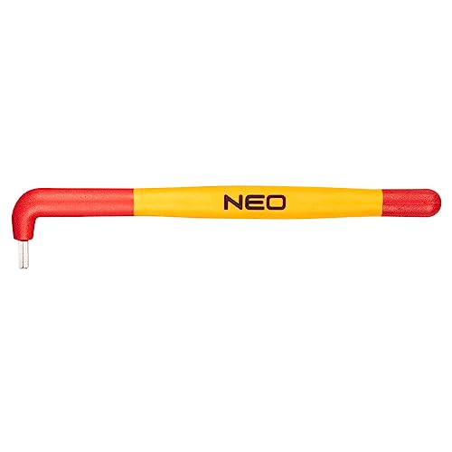 NEO TOOLS Hex wrench - 3 mm - Insulated Allen wrench - Electrical wrench 1000 V - Hex socket - Professional Allen - Made of durable CrV steel