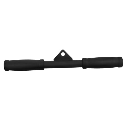 WOONEKY Barra de Tríceps para Gimnasio Casa Accesorio Desmontable para Sistema de Poleas Equipo de Fitness para Entrenamiento de y Tonificación Muscular