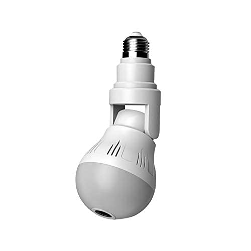 FAVONE Wireless Bulb 360° IP WiFi Camera 5mp Fisheye Vision Remoting Monitoring Home Led Bulb Light (Golden)-picture-26