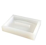 FENGFANG Lifang Store Seifenhalter aus Beton, Silikonform, Geometrie, Zement, Seifenschale, handgefertigtes Werkzeug zur Herstellung von Gips (Color : SH0850)