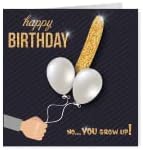 Cult Kitty - Now, You Grow Up - Rude Birthday Cards for Women - Funny Birthday Cards for Women - Funny Birthday Cards For Women - Naughty Birthday Cards for Her