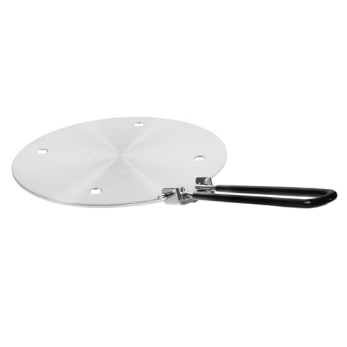 INOOMP Placa Difusora de Calor Inducción Plegable Resistente Adaptador Cocina Inducción Distribución Uniforme para Cocina Portátil