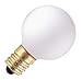 Bulbrite 300005 10 Watt 130 Volt G9 Candelabra Base Globe Decorative Light Bulb - Matte White