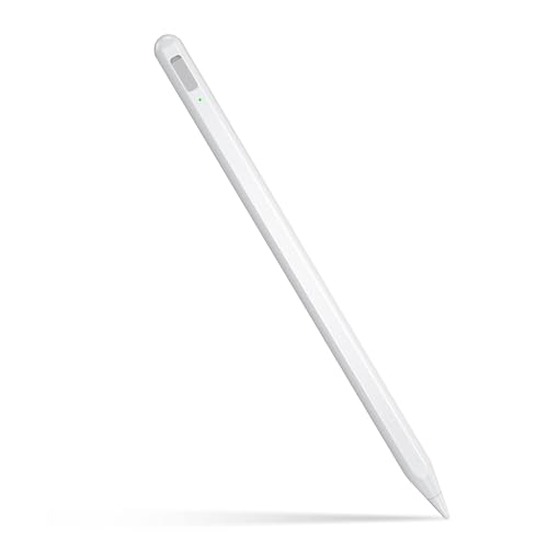 Bluetooth Stylus Pen for ipad Fast Charging Pencil with plam Rejection,Bluetooth Shortcut,Magnetic tilt Sensitivity Work for2018-2024ipad air3/4/5,ipad mini5/6,ipad6/7/8/9/10,ipad pro11.