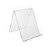 Source One Medium Clear Acrylic Book Easels Premium Thick (6 Pack)