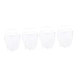 Accessoire Polyvalent: Idéal pour les fêtes, les spectacles ou les événements cosplay, cette barbe blanche du père noël est un complément créatif pour vos déguisements de noël
