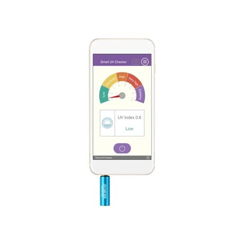 Posemètre UV intelligent compact et précis pour mesure UVA UVB de la lumière ultraviolette