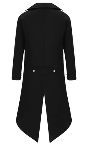 Oumbivil OU085 Steampunk Tailcoat Costume Kids Boys Medieval Renaissance Tuxedo Jacket thumb #5