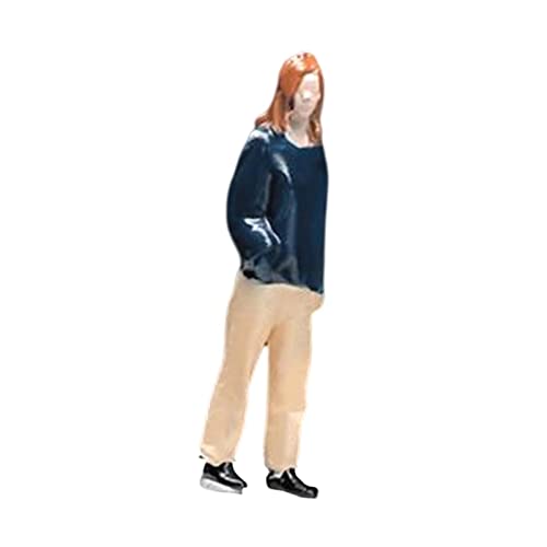 Kokiya Simulation 1:64 Scale People Figurines Miniature Desktop Ornament Tiny People for Diorama Sce