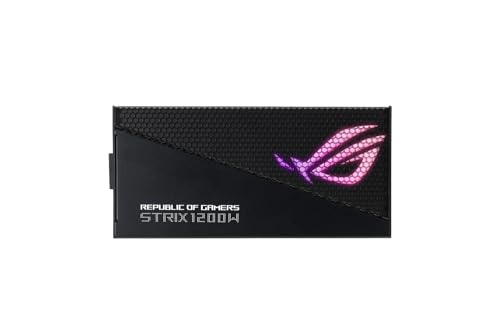 ROG Strix 1200W Gold Aura Edition Alimentatore completamente modulare 80+ Gold e Cybenetics Lambda A+, ATX 3.0, PCIe Gen 5.0 Ready, Ventola Axial-tech, Aura Sync, Nero - Alimentatore - Immagine 4