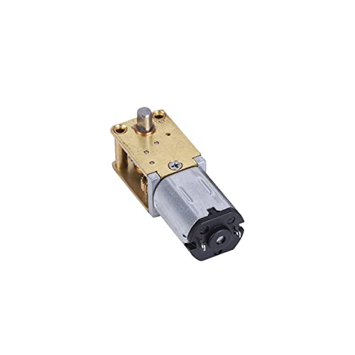 ZEEGII 10pcs DC 3-12V Micro N20 Self-Lock Metal Worm Geared Motor Lock Gear Motor Low Speed dc Motor 12v Gearmotor (Size : 27 RPM, Color : 12V)