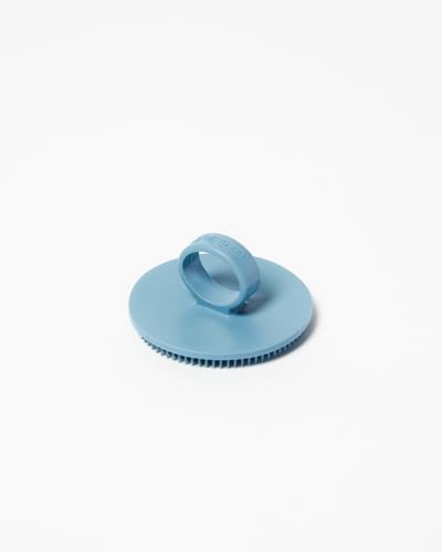 Image of Face Scrubber - Handheld Facial Tool, Deep Cleansing Exfoliating Facial Brush. Fights Acne with Gentle, Silicone-Like Bristles, Long Lasting, & Hypoallergenic (Blue)