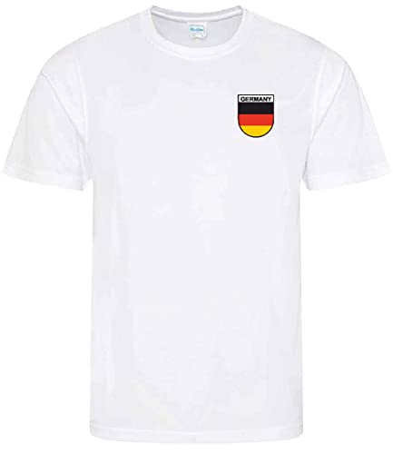 Germany German Printed Supporters Unisex Mens Womans T-Shirt for World Cup Football Euros Rugby Non Official (as8, Alpha, x_s - Image 3