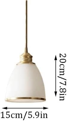 Source lumineuse à tête unique E27 lustre en verre réglable élégant - 2