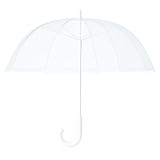 unycos - Paraguas Transparente de Campana Resistente al Viento, Automático, Impermeable y Ligero para Hombre, Mujer y Niños, 102 cm, 8 Varillas, Ideal para Uso Diario, Viajes y Eventos (Pequeño)