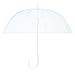 unycos - Paraguas Transparente de Campana Resistente al Viento, Automático, Impermeable y Ligero para Hombre, Mujer y Niños, 102 cm, 8 Varillas, Ideal para Uso Diario, Viajes y Eventos (Pequeño)