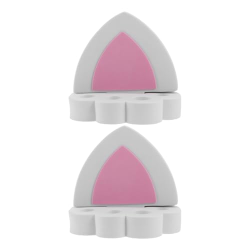 OUNONA 2pcs Cat Ears Decoration Roof Materials Cute Car Cat Ears for Vehicle Topper Antenna Decoration Car Accessories
