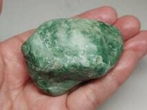 Amazon.co.jp: 緑塊 183g 翡翠 原石 ヒスイ 鉱物 鑑賞石 糸魚川 水石