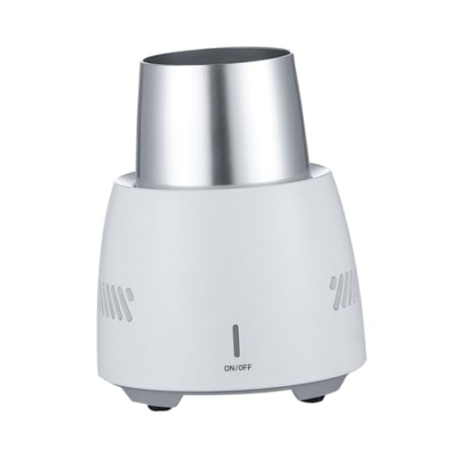 ZUNOXAZ Enfriador Portátil para Bebidas Pequeñas Rápido y Eléctrico con Diseño Compacto para Escritorio y Viaje Compatible con Latas y Botellas para Oficina y Coche Enchufe Europeo