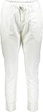  Please Damen Jogginghose P 51G_KD0MZ3-P51G - Relaxed Fit - Schwarz Weiss XXS XS S M L XL 77% Baumwolle Stretch, Größe:S, Farbvariante:Bianco Ottico 1102