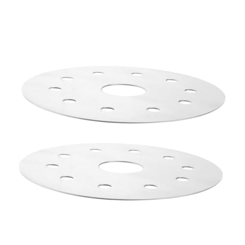 Ciieeo 2 Piezas Placa Difusora de Calor Acero Inoxidable Difusor Térmico para Estufas de Gas y Eléctricas Compatible con Cazuelas y Ollas de Barro Protección para Cocina
