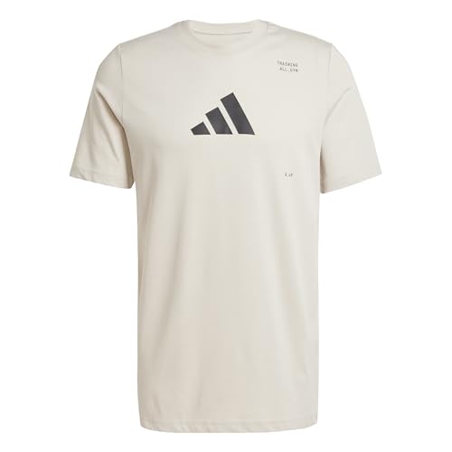 adidas Men's AEROREADY All-Gym Category Graphic Tee, Wonder Alumina, XL