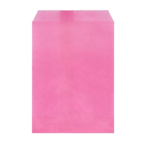 Quotidian Sacs papier sulfurisé rose vif 6x9 po, 100 unités