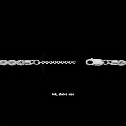 Image of Twist Rope Bracelet 4mm | Adjustable Size | Anti Tarnish Stainless steel Bracelet For Men