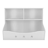Photo Gallery c-juzarl scaffale per bambini con 2 ripiani, scaffale per libri e bambini, organizer multiuso per il soggiorno (bianco) Photo Gallery c-juzarl scaffale per bambini con 2 ripiani, scaffale per libri e bambini, organizer multiuso per il soggiorno (bianco)