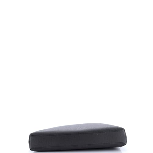 Pre-Loved Anton Soft Briefcase Taiga Leather, Gray4