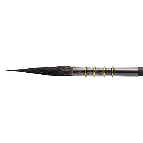 Tintoretto : Feltracco : Synthetic Watercolour Brush : Series 1408 : Liner : Size 0, White