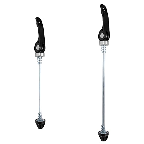 Kit de Ejes de Rueda con Liberación Rápida para Bicicleta Moicstiy Negro miniatura 7