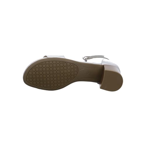 ARA Damskie sandały Prato, Srebro 047989, 40 EU