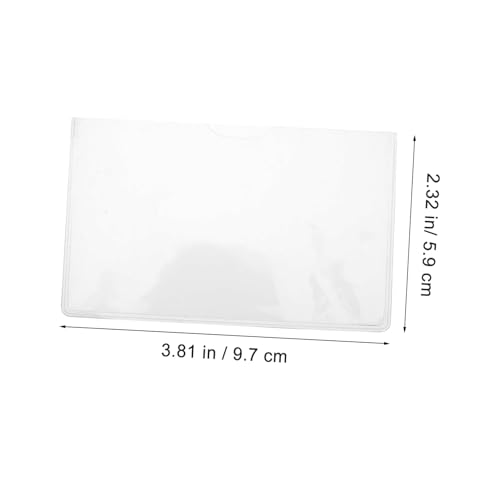 ARTIBETTER 20pcs Transparent Card Protector Sleeves for Id Credit and Social Security Cards Clear Covers for Easy Access and Protection2