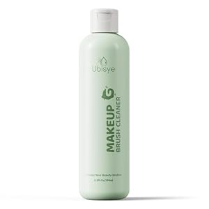 Makeup Brush Cleaner, Make Up Brush Cleaner Solution, Makeup Cleaner Cleanser for Brushes & Sponges, Deep Clean Brush Shampoo Gentle Formula, Vegan & Cruelty Free 5.3 Fl.Oz