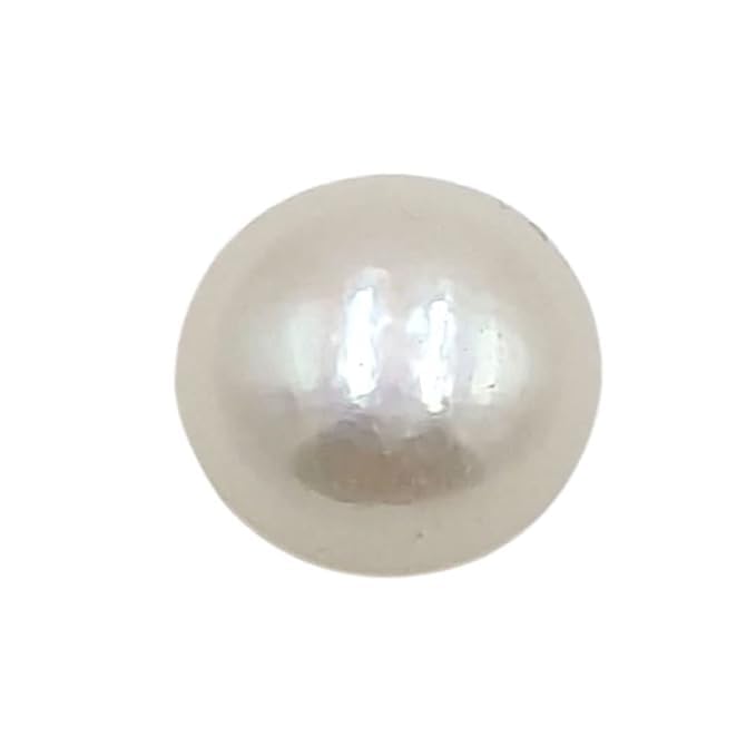 Perla natural de 7,42 quilates forma redonda gema de 8,25 ratti