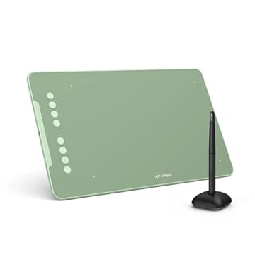 Mesa Digitalizadora XP-Pen Deco 01 V3 Verde 8 Teclas de Atalho 16384 Níveis de Pressão