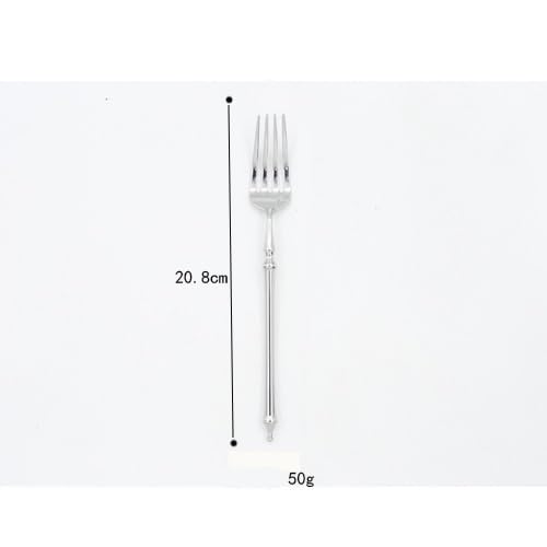 Silberbesteck-Set, 4/16/24/32/40/48-teilig, Edelstahl 304, bestehend aus Tafelmessern, Gabeln, Löffeln und Dessertlöffeln, Hotelbesteck. Silber – 32-teilig für 8 Personen