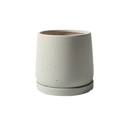 鉢 おしゃれ 鉢 陶器 植木鉢 陶器鉢 耐用鉢 通気性 おしゃれ プランター 現代 北欧 室内 セラミック植木鉢 排水穴付き 多肉植物 鉢 観葉植物 鉢は部屋 リビング ルーム オフィス レストラン 庭園の装飾 (L,D)