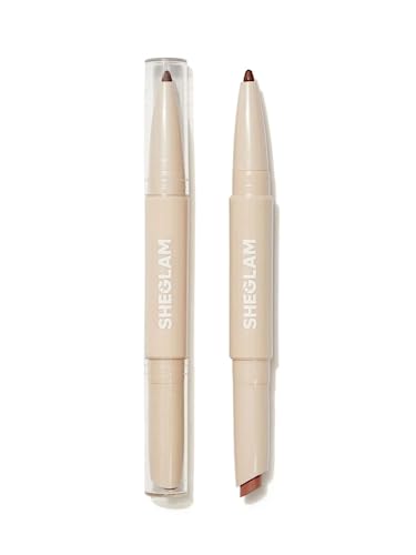 Sheglam 2 In 1 Matte Lip Liner And Long Lasting Lipstick Set Makeup - Deep Caramel #TOP5