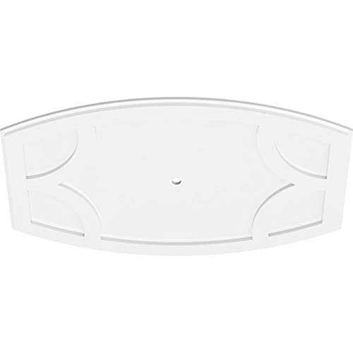 Image of Ekena Millwork CMP38X25KY-01000 Kailey Architectural Grade PVC Contemporary Urethane Ceiling Medallions 38 inchW x 25 3 /8 inchH x 1 inchID x 20 1 /2 inchC x 1 inchP